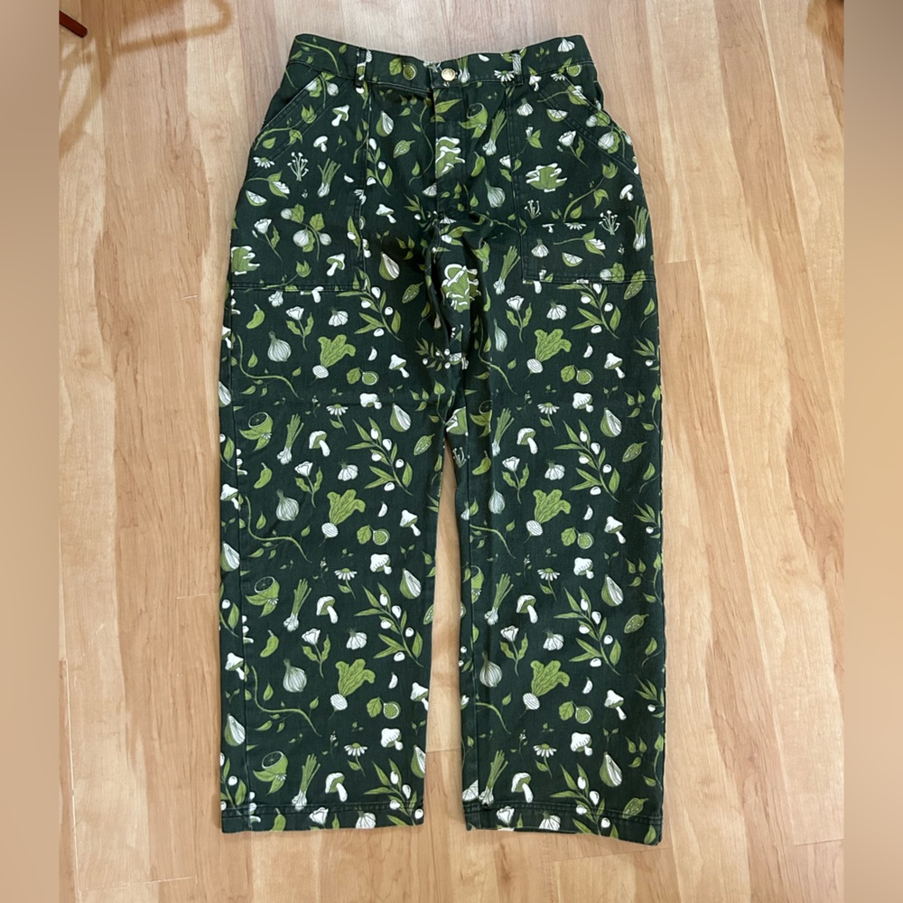 NWOT Big Bud Press Cookbook Print Work Pants